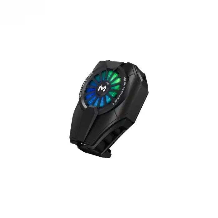 Dl06 Rgb Radyatör Telefon Soğutucu Fan - Siyah
