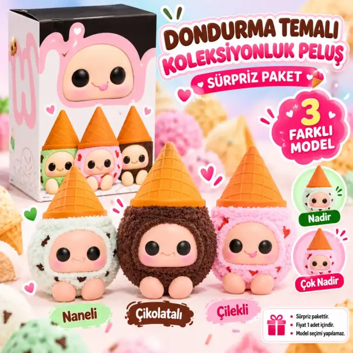 Dondurma Peluşu Sürpriz Paket
