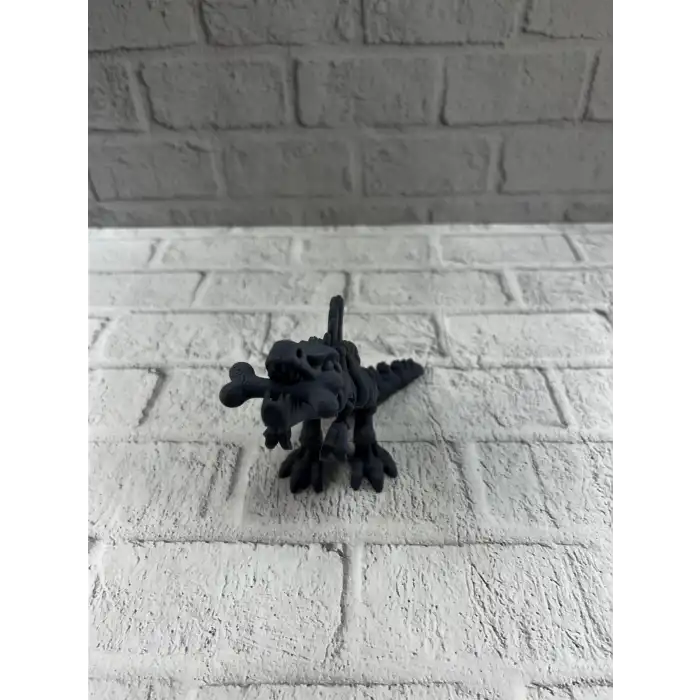 Eklemli Hareketli Dinazor Figürü Siyah – Dekoratif Masa Üstü Oyuncak