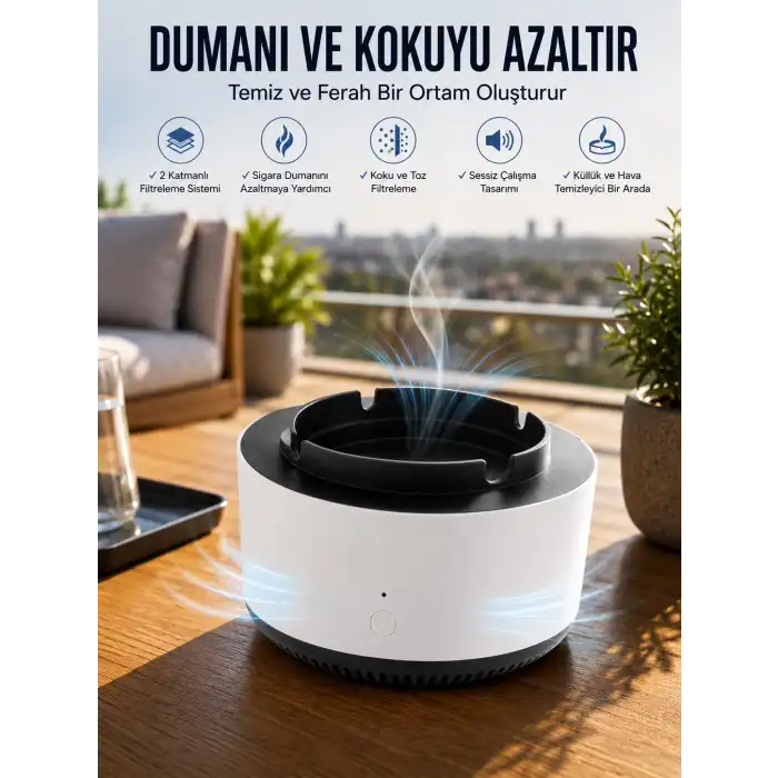 Elektronik Küllük Duman Giderici Hava Temizleyici