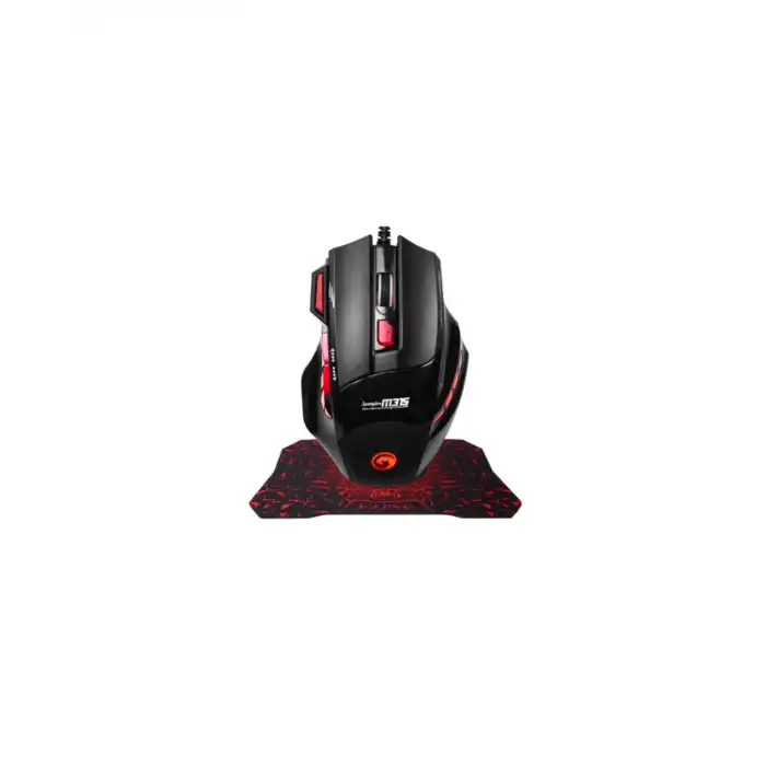 Ergonomik Gaming Mouse ve Mousepad 3 DPI Ayarlı LED Işıklı Tasarım