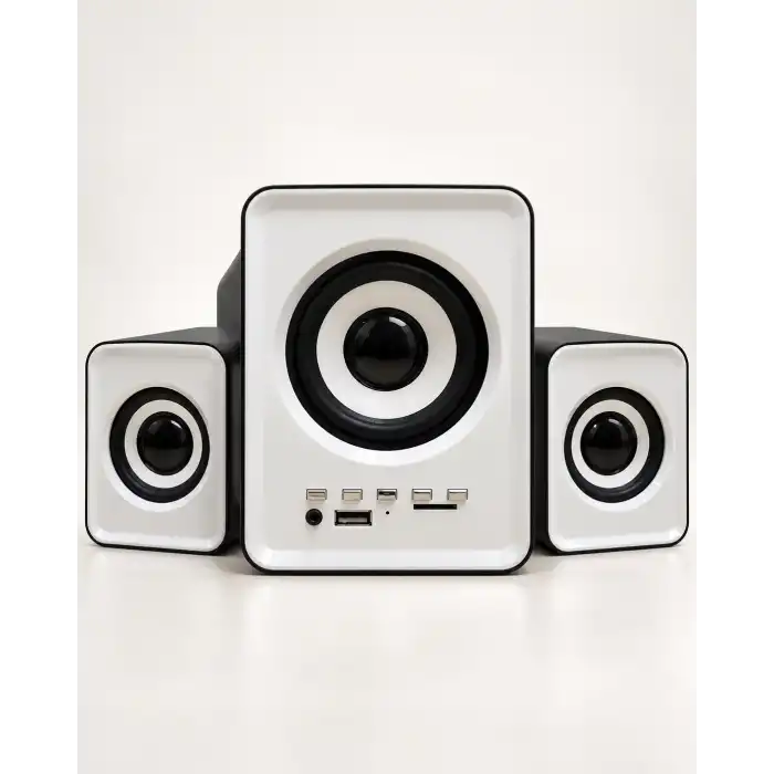 FM Radyolu Bluetooth Masaüstü Hoparlör Seti