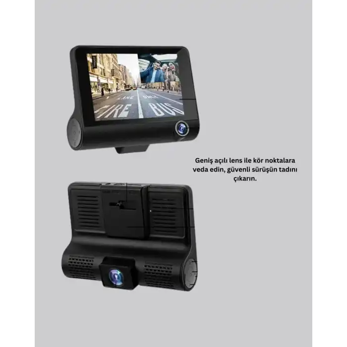 G-Sensör, Park Modu ve Döngüsel Kayıt Destekli Araç DVR