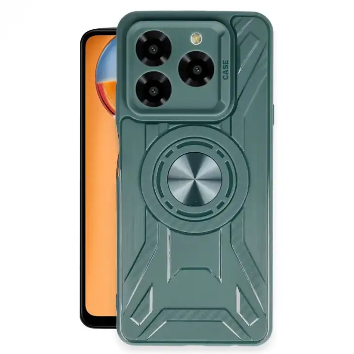 General Mobile Era 30 Kılıf Lincoln Silikon - Koyu Yeşil
