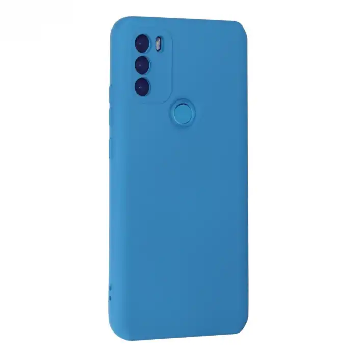 General Mobile Gm 21 Plus Kılıf Nano İçi Kadife Silikon - Mavi