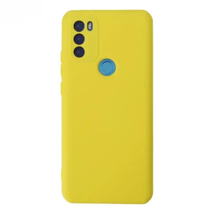 General Mobile Gm 21 Plus Kılıf Nano İçi Kadife Silikon - Sarı