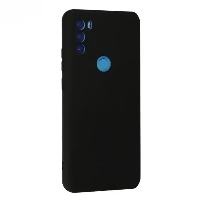 General Mobile Gm 21 Plus Kılıf Nano İçi Kadife Silikon - Siyah