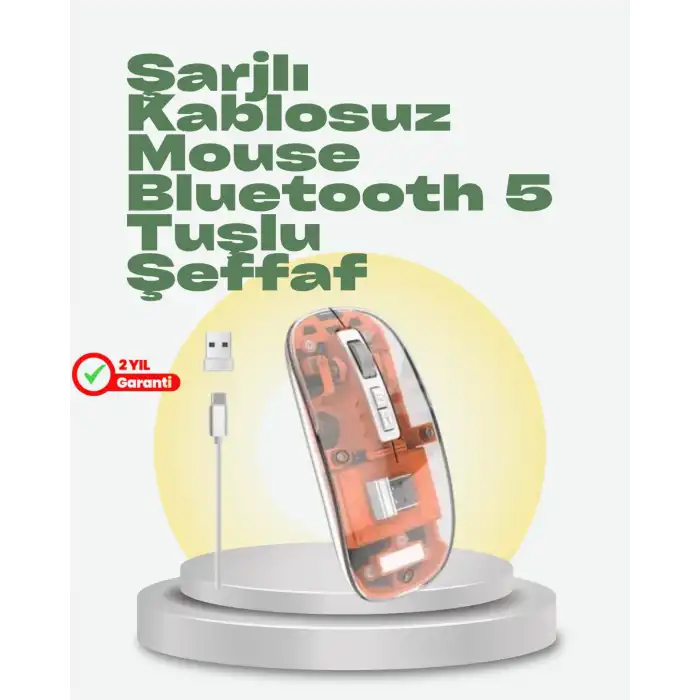 Geniş Uyumluluklu Kablosuz Fare – Windows, Mac, Linux Destekli