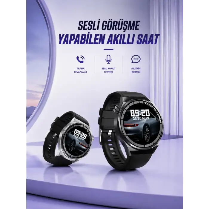 GT8 AKILLI SESLİ GÖRÜŞME YAPABİLEN SAAT