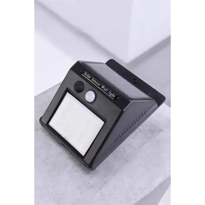 Güneş Enerjili Bahçe Lambası Solar Gece Aydınlatma Sensörlü Lamba