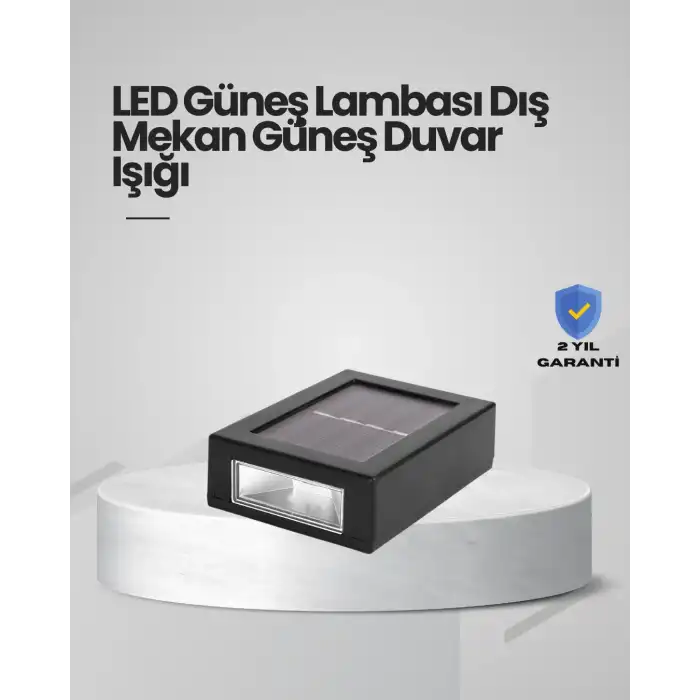 Güneş Enerjili LED Duvar Aydınlatması