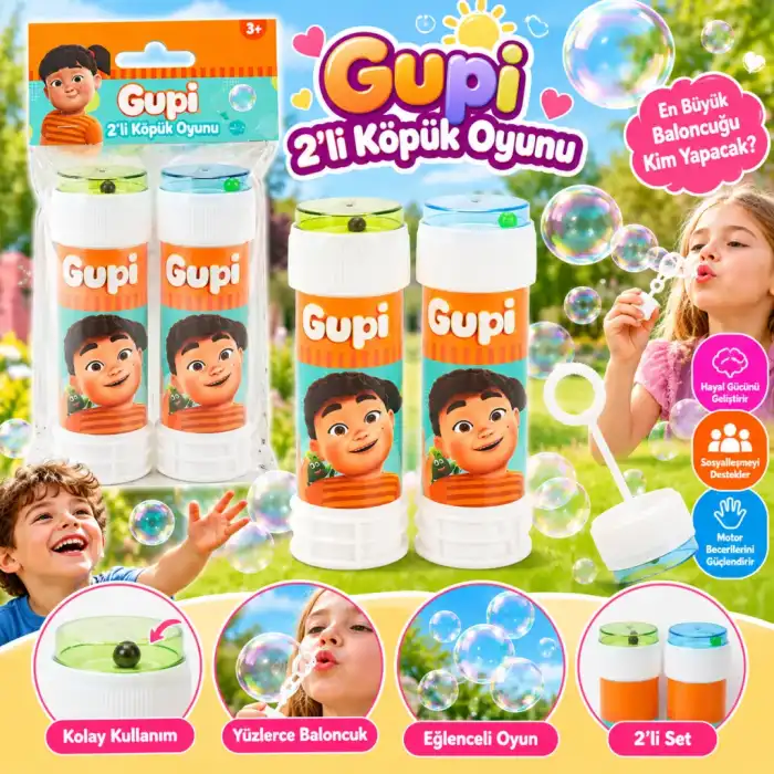 Gupi 2’li Köpük Oyunu