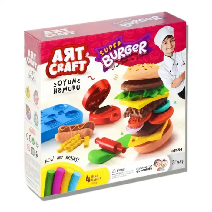 Hamburger Oyun Hamuru Seti