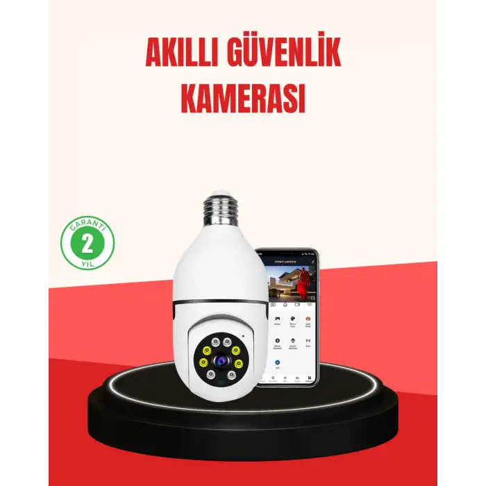 Hareket Algılamalı Kablosuz Akıllı Ev Güvenlik Kamerası