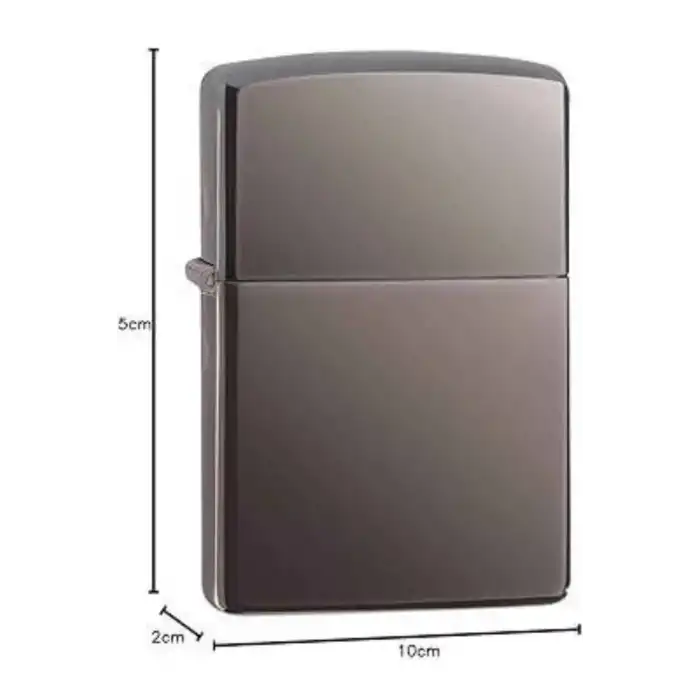 Hediyelik Zarif  Siyah Benzinli Çakmak