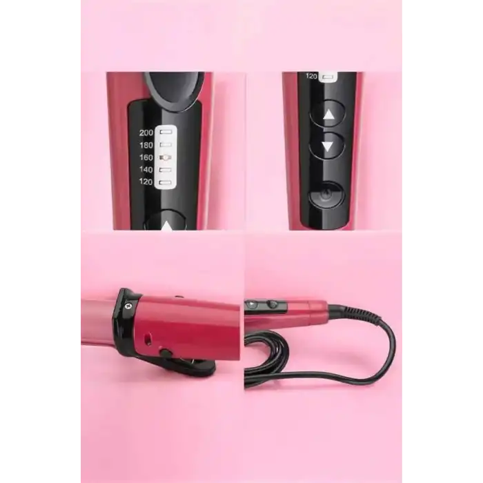 Hem Düzleştirici Hem Maşa Saç Şekillendirici