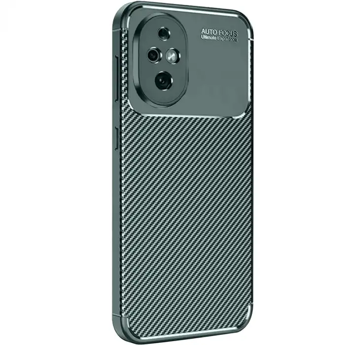Honor 200 Kılıf Auto Focus Karbon Kapak - Koyu Yeşil