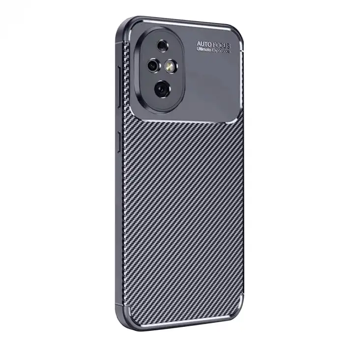 Honor 200 Kılıf Auto Focus Karbon Kapak - Lacivert