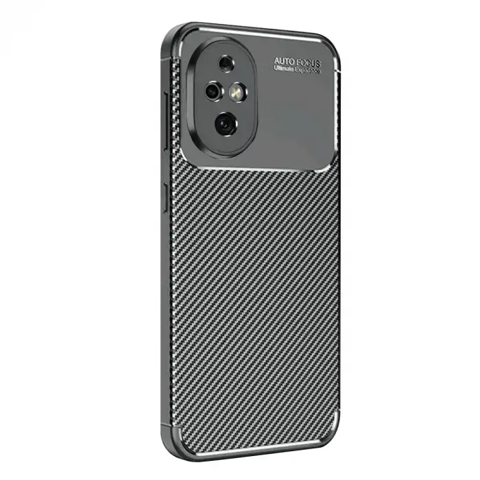 Honor 200 Kılıf Auto Focus Karbon Kapak - Siyah