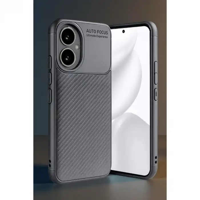 Honor 400 Kılıf Auto Focus Karbon Kapak - Gri