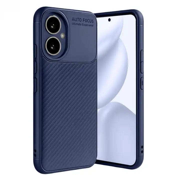 Honor 400 Kılıf Auto Focus Karbon Kapak - Lacivert