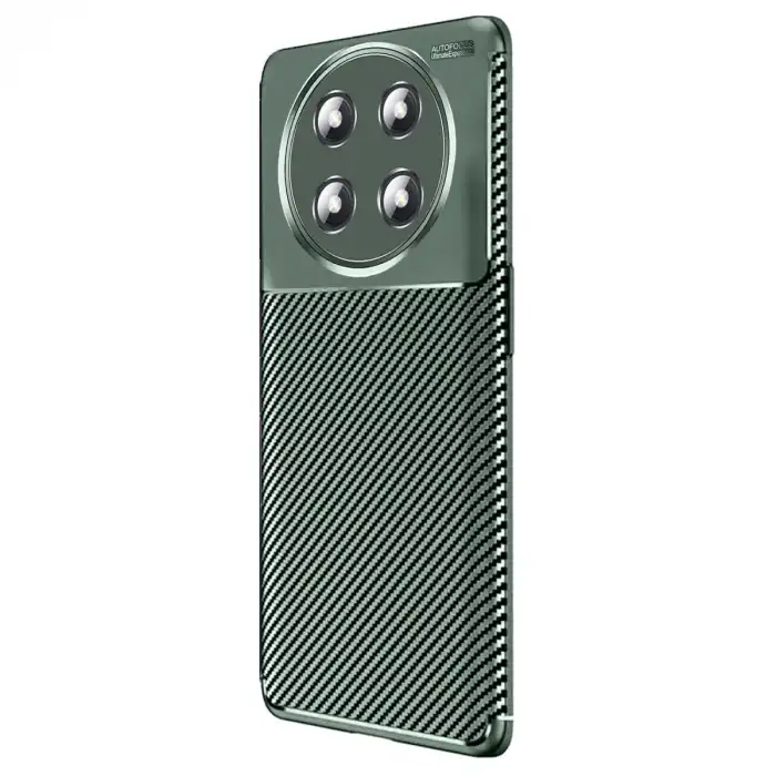 Honor Magic 7 Lite Kılıf Auto Focus Karbon Kapak - Koyu Yeşil