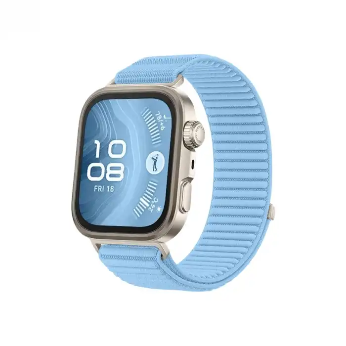 Huawei Fit 4 Braid Kordon (saat Değildir) - Açık Mavi