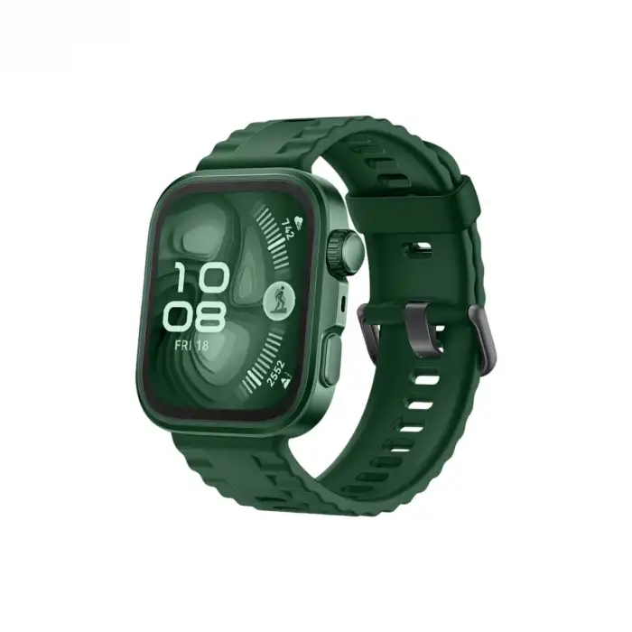 Huawei Fit 4 Nova Silikon Kordon (saat Değildir) - Koyu Yeşil