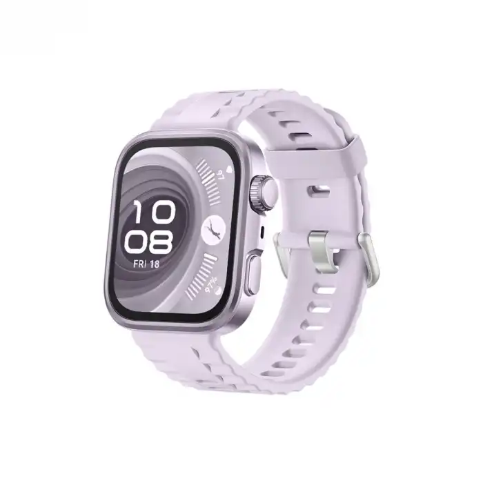Huawei Fit 4 Nova Silikon Kordon (saat Değildir) - Lila