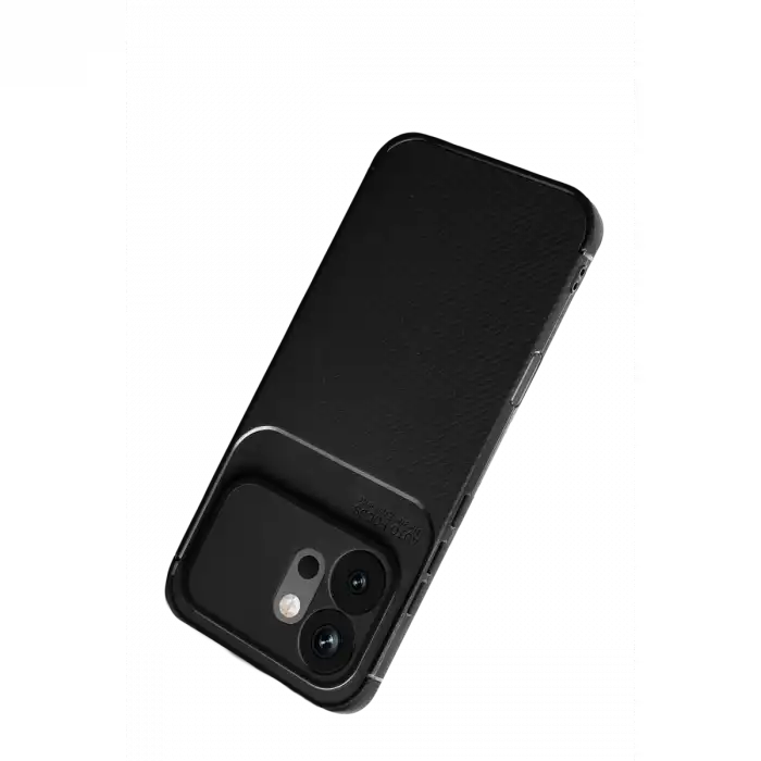 Huawei Honor 600 Auto Focus Karbon Kapak - Siyah