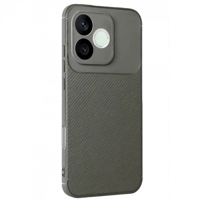 Huawei Honor 600 Lite Auto Focus Karbon Kapak - Gri