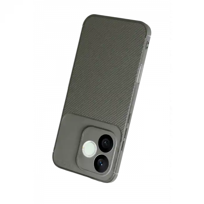 Huawei Honor 600 Lite Auto Focus Karbon Kapak - Gri