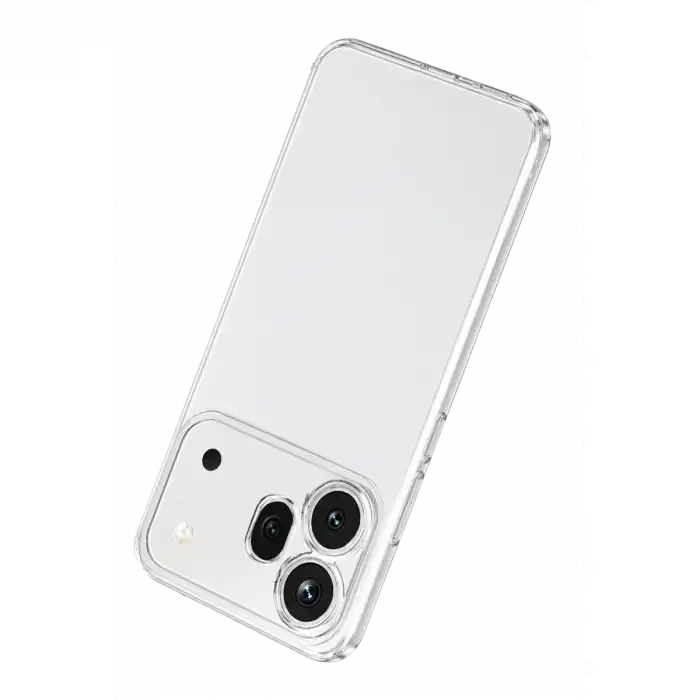 Huawei Honor 600 Pro Lüx Şeffaf Silikon - Şeffaf