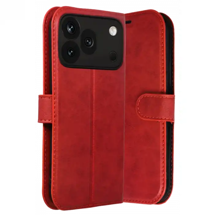 Huawei Honor 600 Pro Trend S Plus Kapaklı Kılıf - Kırmızı