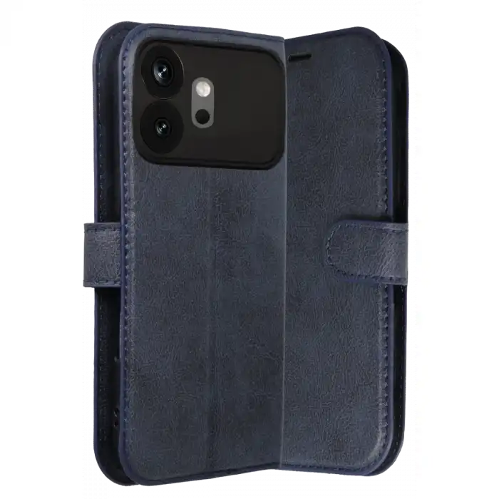 Huawei Honor 600 Trend S Plus Kapaklı Kılıf - Lacivert