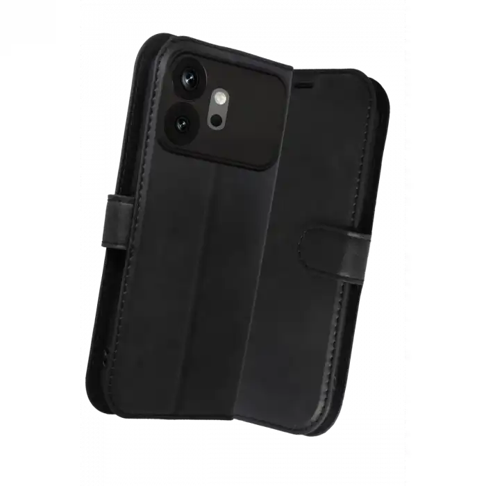 Huawei Honor 600 Trend S Plus Kapaklı Kılıf - Siyah