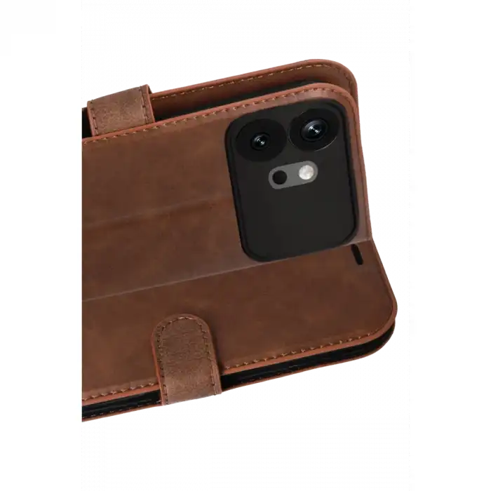 Huawei Honor 600 Trend S Plus Kapaklı Kılıf - Taba