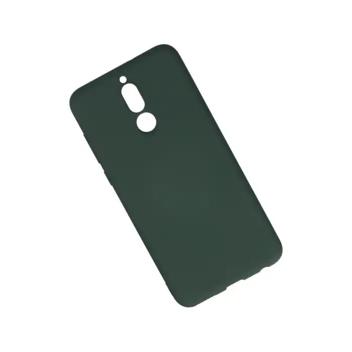 Huawei Mate 10 Lite Kılıf Nano İçi Kadife Silikon - Koyu Yeşil