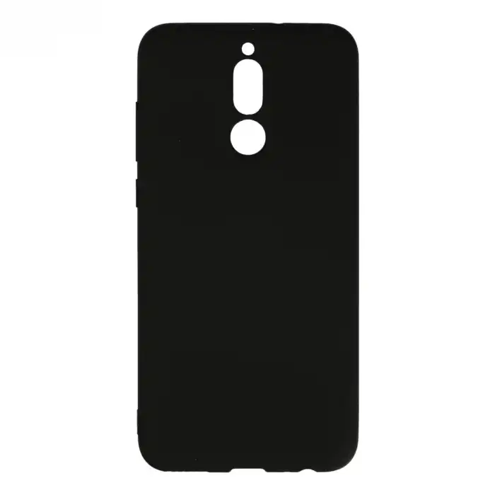 Huawei Mate 10 Lite Kılıf Nano İçi Kadife Silikon - Siyah