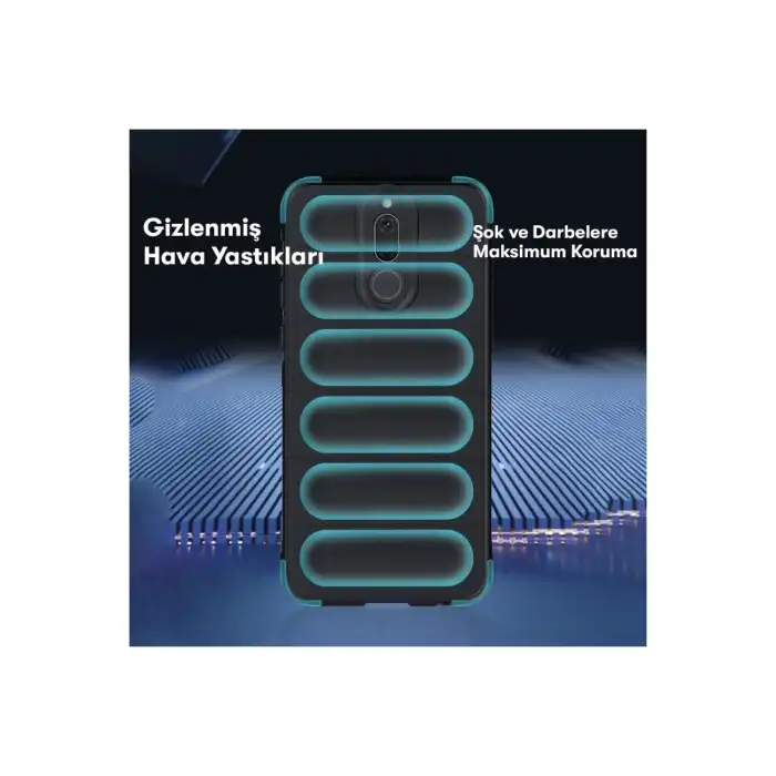 Huawei Mate 10 Lite Kılıf Optimum Silikon - Kırmızı