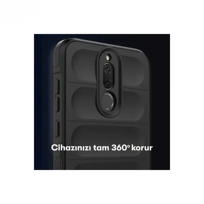 Huawei Mate 10 Lite Kılıf Optimum Silikon - Siyah