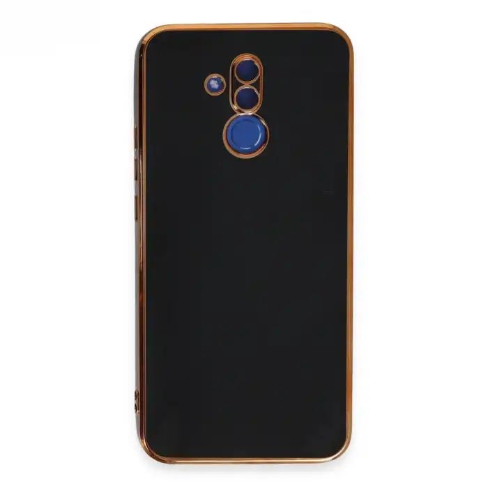 Huawei Mate 20 Lite Kılıf Volet Silikon - Siyah