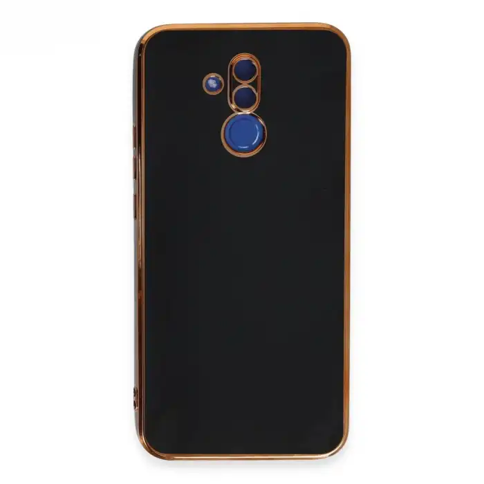 Huawei Mate 20 Lite Kılıf Volet Silikon - Siyah