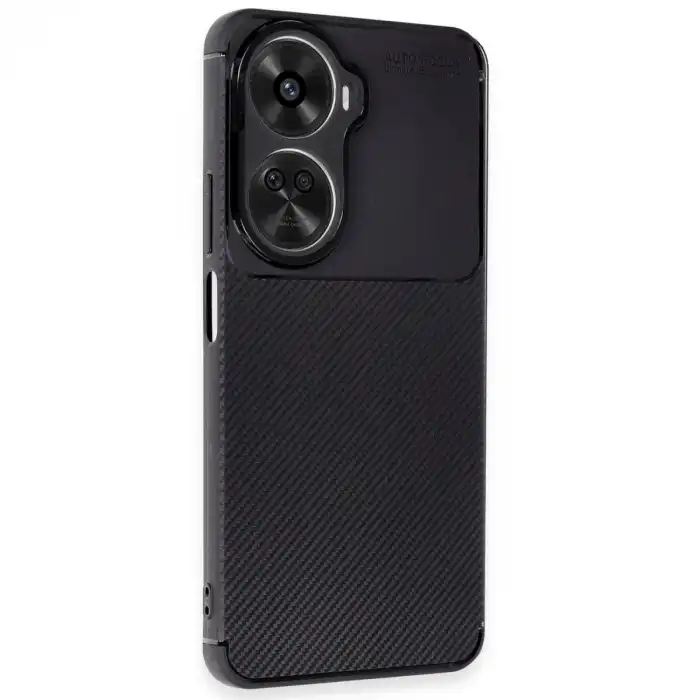 Huawei Nova 12 Se Kılıf Auto Focus Karbon Kapak - Siyah