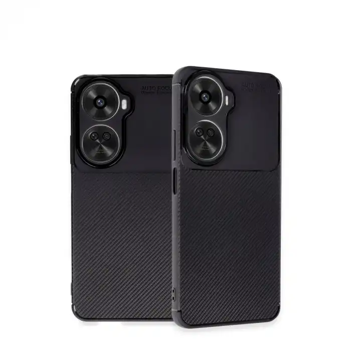 Huawei Nova 12 Se Kılıf Auto Focus Karbon Kapak - Siyah