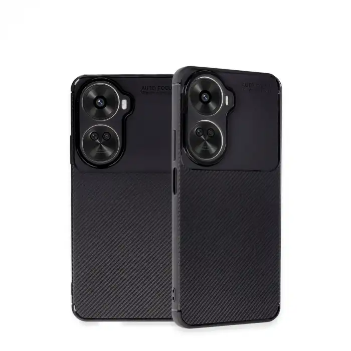 Huawei Nova 12 Se Kılıf Auto Focus Karbon Kapak - Siyah