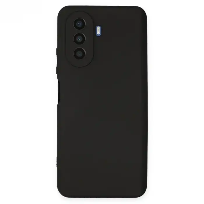 Huawei Nova Y70 Kılıf First Silikon - Siyah