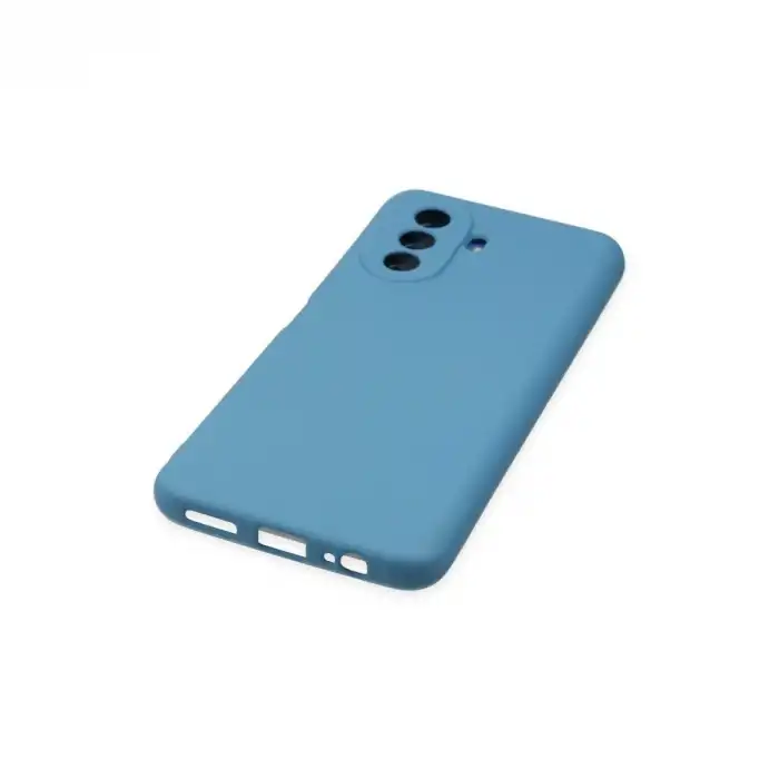 Huawei Nova Y70 Kılıf Nano İçi Kadife Silikon - Mavi