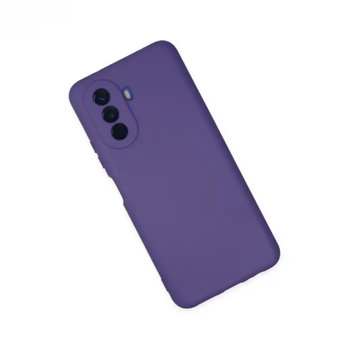 Huawei Nova Y70 Kılıf Nano İçi Kadife Silikon - Mor
