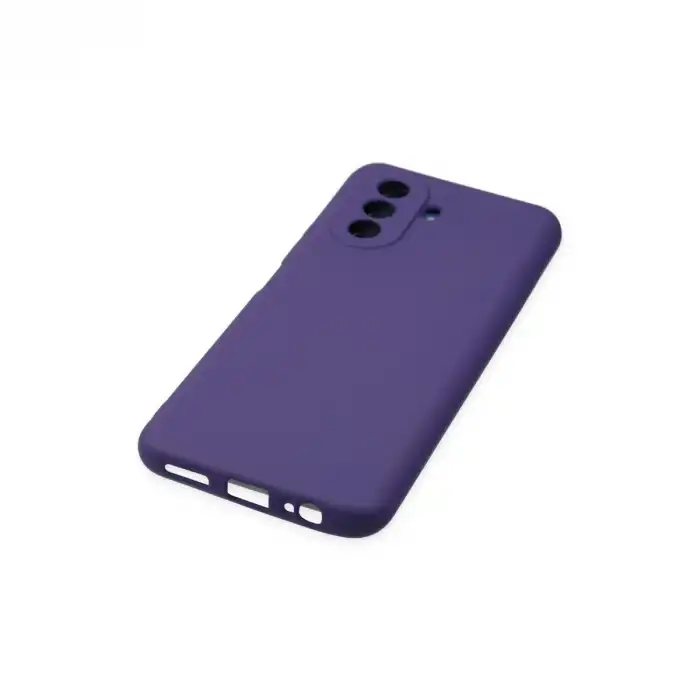 Huawei Nova Y70 Kılıf Nano İçi Kadife Silikon - Mor